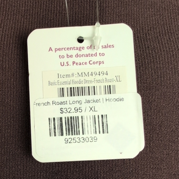 Chocolate Brown Casual Cape with Zipper - Picture 7 of 10